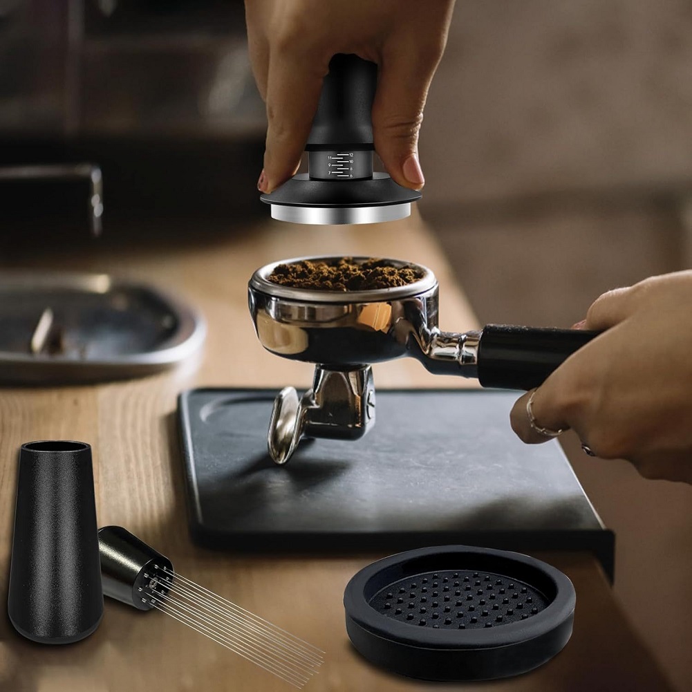 Espresso Tamper Set - Juego de tamper para espresso de