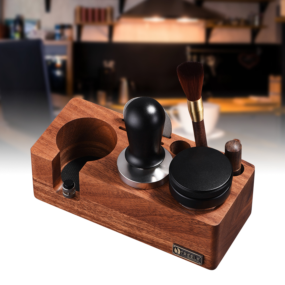 Espresso Tamper Set - TREELF-soporte multifuncional para manipulación de café,