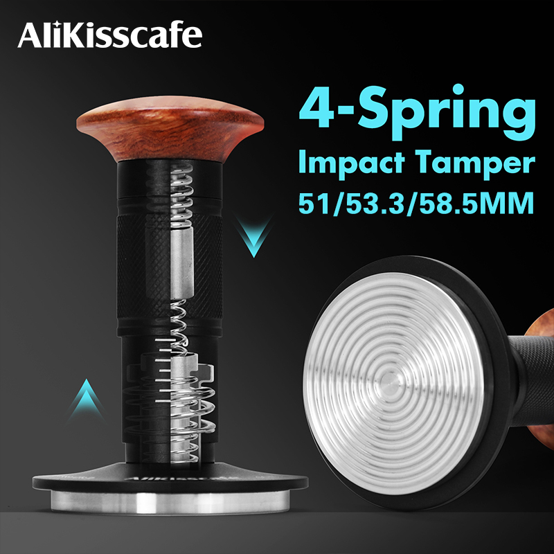 AliKisscafe café Tamper impact - Espresso Tamper Set reseña y precio