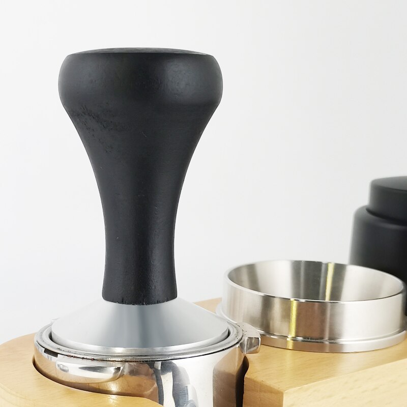 Tamper Espresso con mango de m - Espresso Tamper Set reseña y precio