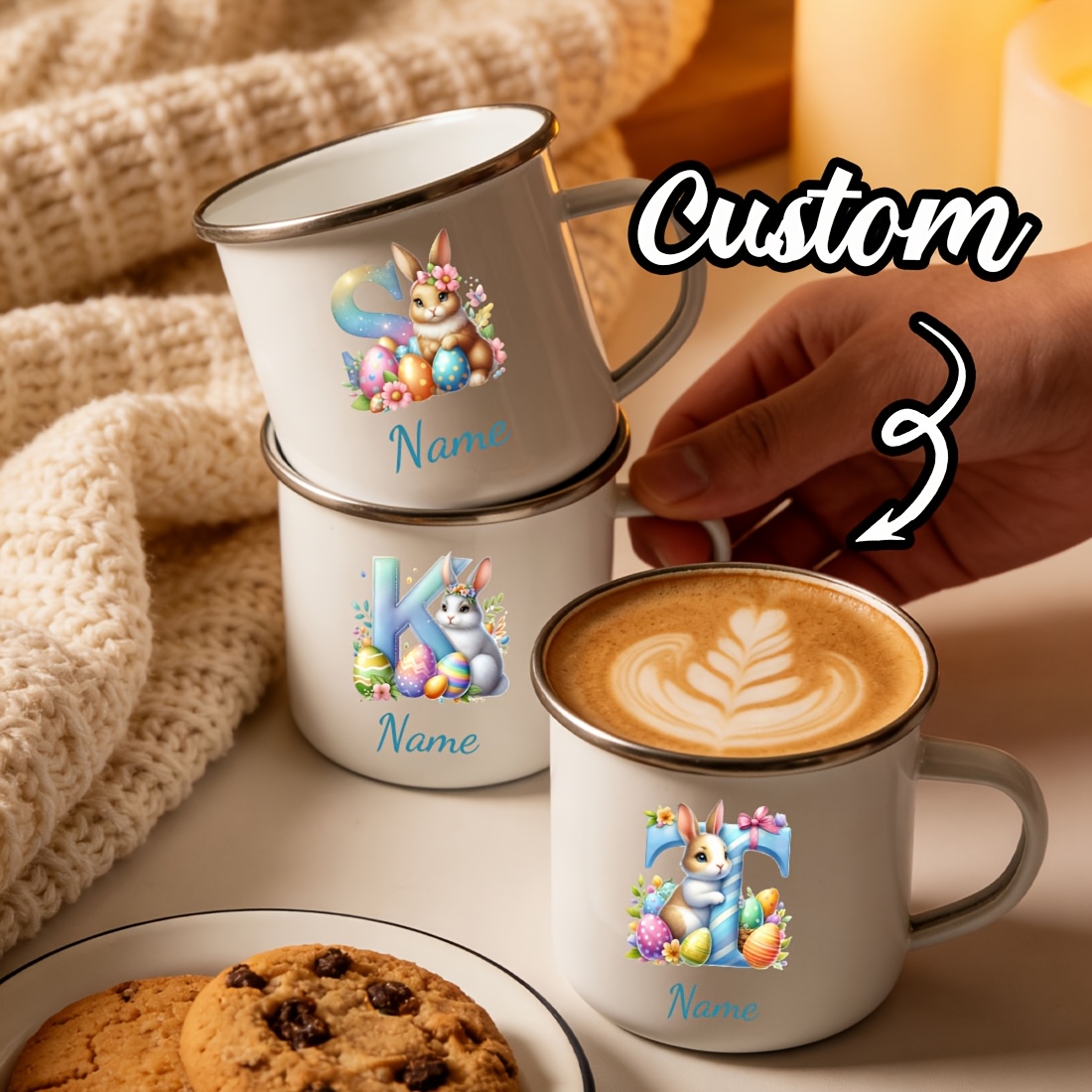 Taza Personalizada con Inicial - Coffee Equipment Names reseña y precio