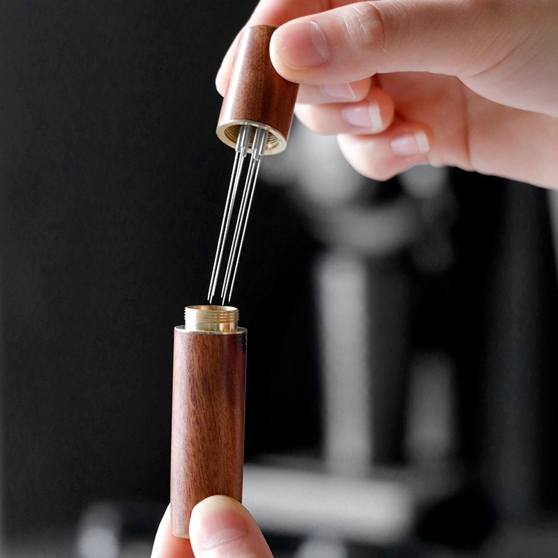 Agitador de café en polvo de a - Espresso Tamper Set reseña y precio