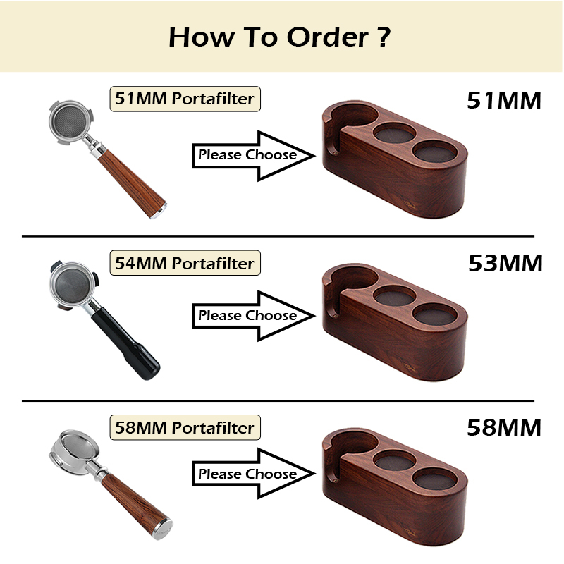 Soporte de estación de manipul - Espresso Tamper Set reseña y precio