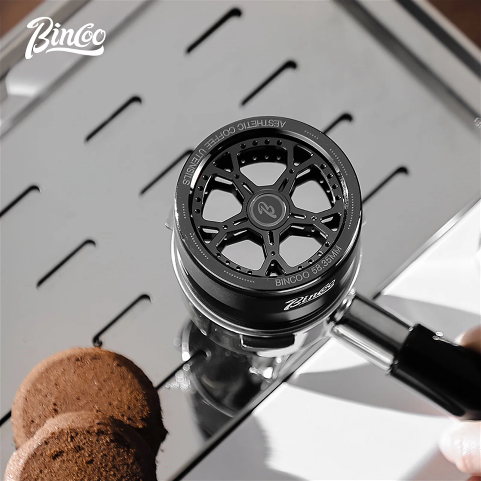 Bincoo-nivalizador de portafil - Espresso Tamper Set reseña y precio