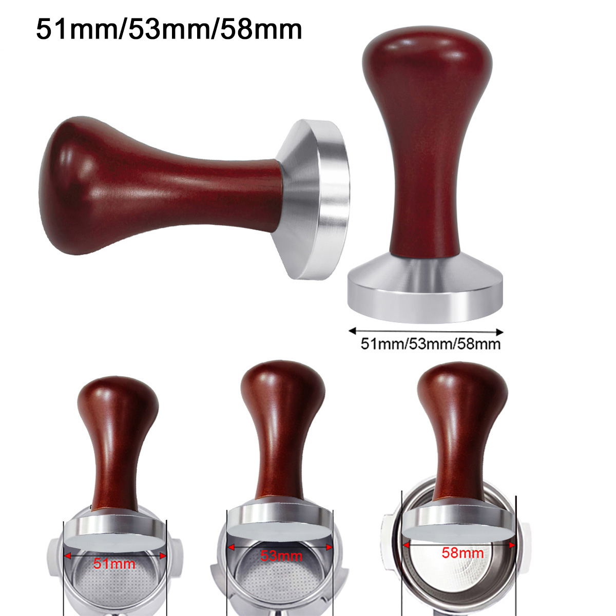51mm 53mm 58mm Espresso manipu - Espresso Tamper Set reseña y precio