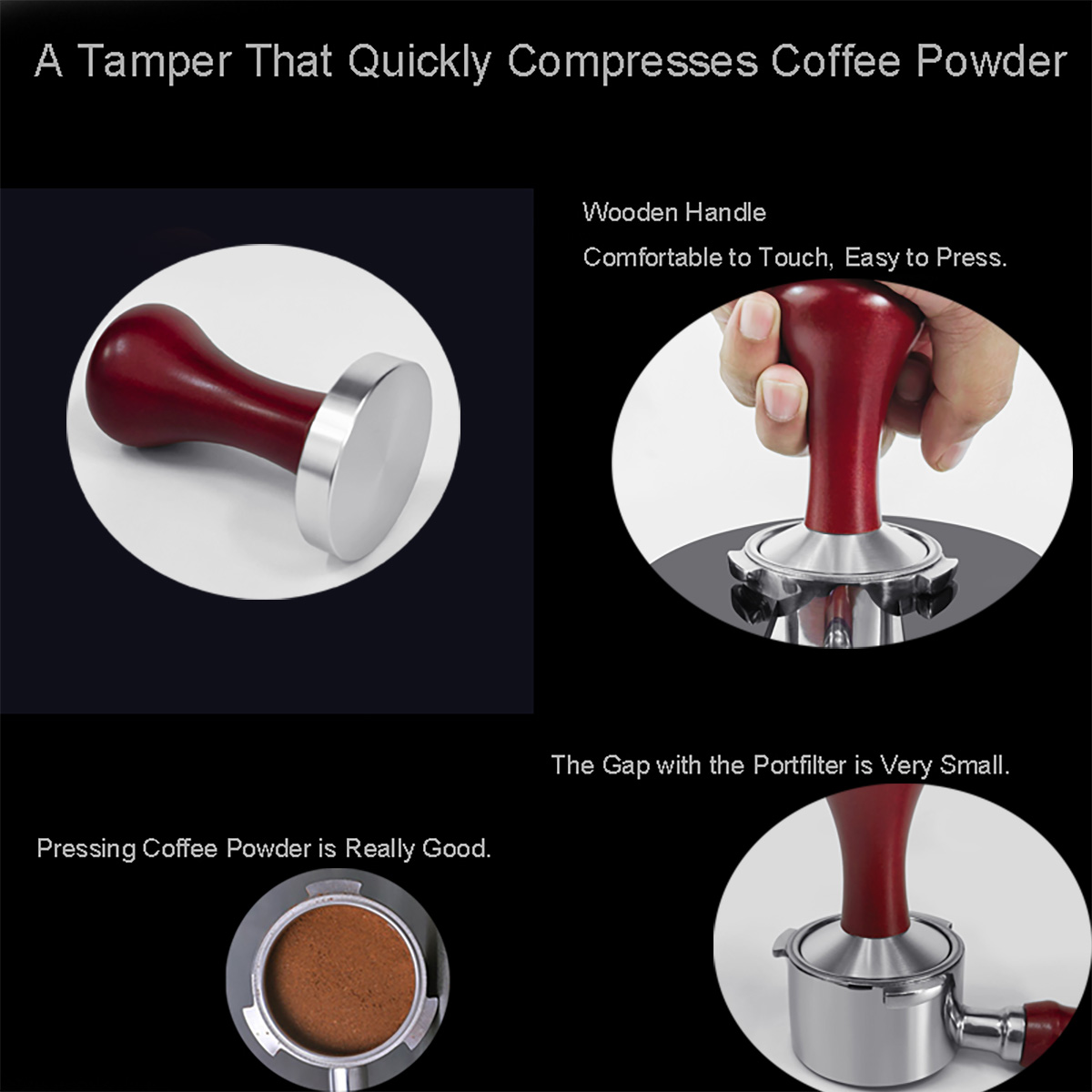 51mm 53mm 58mm Espresso manipu - Espresso Tamper Set reseña y precio