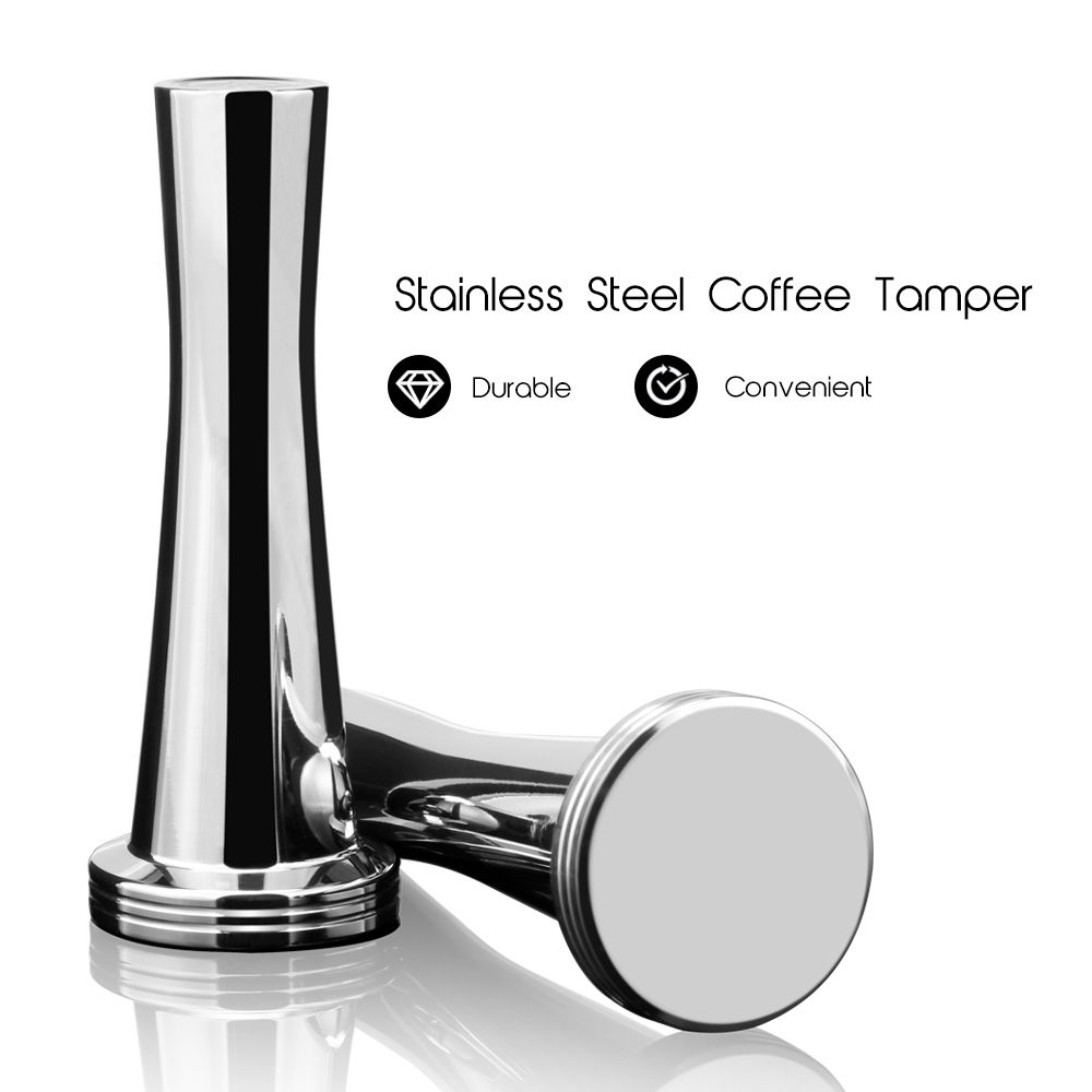 Prensa de café con Base chapad - Espresso Tamper Set reseña y precio