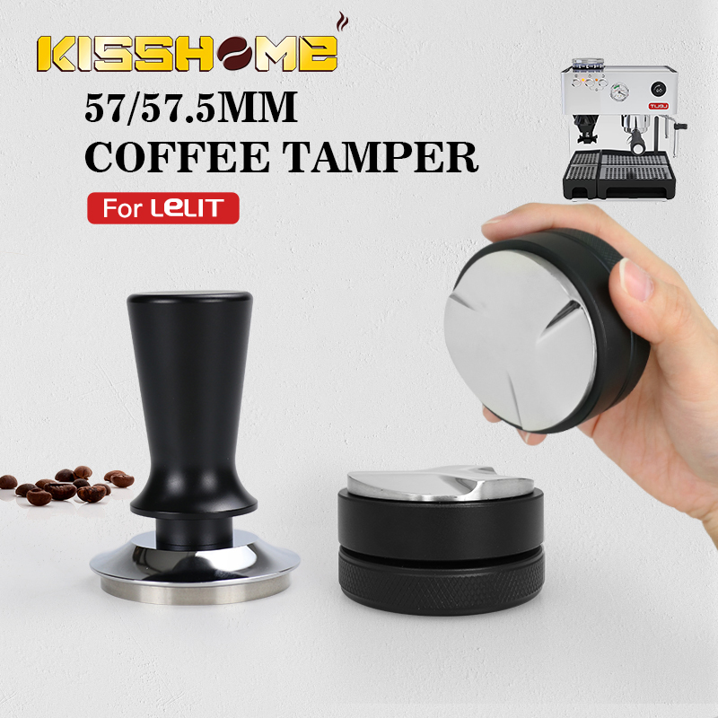 Prensa de café de 57mm y 57,5m - Espresso Tamper Set reseña y precio