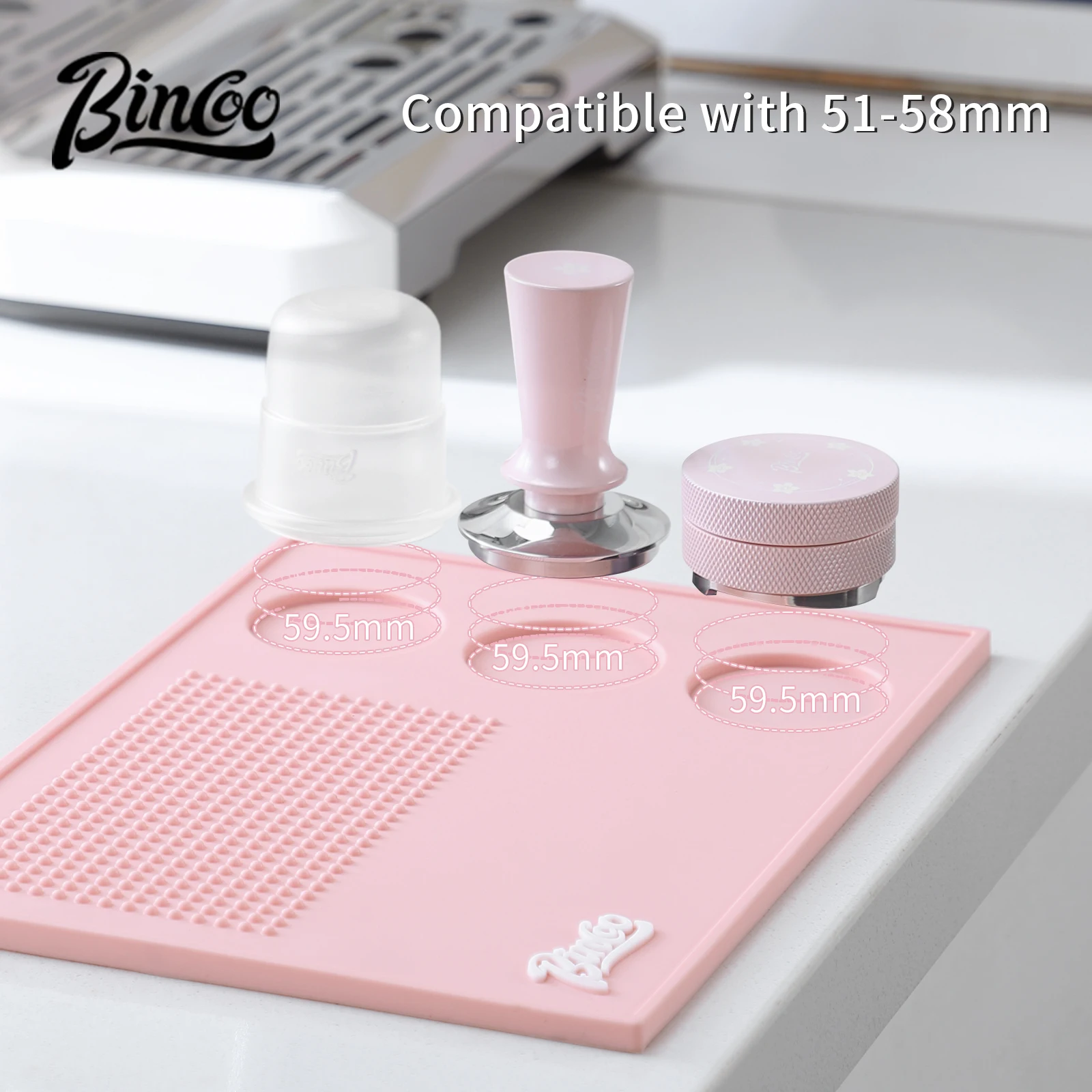 Bincoo-alfombrilla de apisonam - Espresso Tamper Set reseña y precio