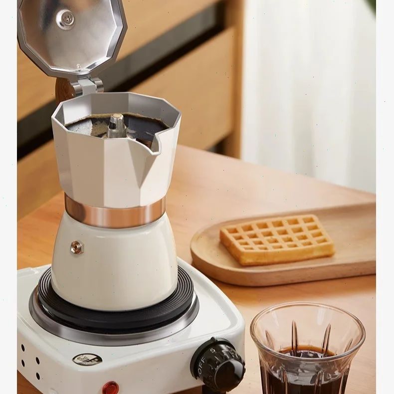 Olla Moka de fondo redondo, ca - Coffee Equipment Usa reseña y precio